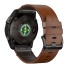Спортивные часы Garmin epix Pro (Gen 2) Sapphire Edition, 51 мм, каштановый кожаный ремешок, графитовый силиконовый ремешок - фото 8