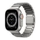 Титановый блочный браслет Aulumu C01 для Apple Watch 44, 45, 46 мм и Ultra 2–3