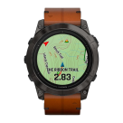 Спортивные часы Garmin epix Pro (Gen 2) Sapphire Edition, 51 мм, каштановый кожаный ремешок, графитовый силиконовый ремешок - фото 10
