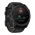 Спортивные часы Garmin tactix 8, 51 мм, AMOLED, силиконовый ремешок чёрный/«серая галька» - фото 7