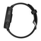 Спортивные часы Garmin Forerunner 165 Music, силиконовый ремешок цвета чёрный/синевато-серый - фото 7