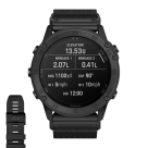 Спортивные часы Garmin tactix Delta Solar Edition Ballistics, чёрный нейлоновый ремешок, чёрный силиконовый ремешок