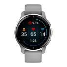 Спортивные часы Garmin Venu 2 Plus, 43 мм, силиконовый ремешок цвета «серая пудра» - фото 8