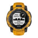 Спортивные часы Garmin Instinct 3, 45 мм, Solar, силиконовый ремешок цвета «солнечный луч/серый» - фото 10