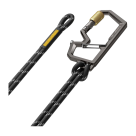 Карабин с заводным кольцом для ключей и ремешком Spigen Carabiner LF101 - фото 3