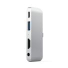 Многопортовый адаптер Satechi Mobile Pro с коннектором USB-C — (USB-C PD 3.0, USB-A 3.0, HMDI 4K 30 Гц, разъём 3,5 мм) - фото 5