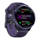 Спортивные часы Garmin Forerunner 570, 47 мм, силиконовый ремешок цвета «полупрозрачный фиолетовый»/индиго - фото 5