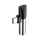 Адаптер Baseus L41 USB-C/выход 3,5 мм для наушников и USB-C - фото 5