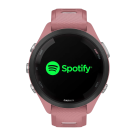 Спортивные часы Garmin Forerunner 265S, 42 мм, силиконовый ремешок цвета светло-розовый/«Уайтстоун»