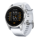 Спортивные часы Garmin epix Pro (Gen 2) Standard Edition, 42 мм, силиконовый ремешок цвета «Уайтстоун» - фото 4
