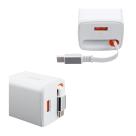 Сетевое зарядное устройство со встроенным кабелем Deppa мощностью 30 Вт (USB-A) (GaN) - фото 2