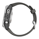 Спортивные часы Garmin fenix 7S Pro Solar Edition, 42 мм, графитовый силиконовый ремешок - фото 4