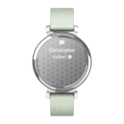 Спортивные часы Garmin Lily 2 Classic, нейлоновый ремешок серо-шалфейного цвета - фото 4