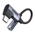 Переходник с оплёткой Ugreen USB-C — разъём 3,5 мм TRRS (CM991) - фото 2