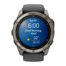 Cпортивные часы Garmin fenix 8 Pro, 51 мм, AMOLED, титан, сапфир, силиконовый ремешок цвета «графитовый/чёрный» - фото 8