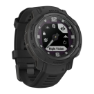 Спортивные часы Garmin Instinct Crossover Solar Tactical Edition, чёрный силиконовый ремешок - фото 3