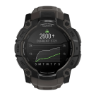 Спортивные часы Garmin Instinct 3, 50 мм, AMOLED, силиконовый ремешок угольного цвета - фото 11