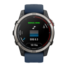 Спортивные часы Garmin quatix 7 Pro, AMOLED, 47 мм, силиконовый ремешок