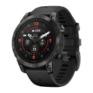 Спортивные часы Garmin epix Pro (Gen 2) Sapphire Edition, 47 мм, чёрный силиконовый ремешок - фото 2