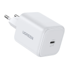 Сетевое зарядное устройство Ugreen мощностью 45 Вт (USB-C) (GaN) и кабель USB-C с оплёткой (1 м) (X524) - фото 5