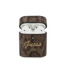 Чехол из экокожи CG Mobile GUESS Python Round Shape для AirPods 1-го и 2-го поколений - фото 3