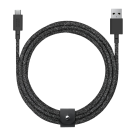Кабель с оплёткой и ремешком Native Union Belt Cable XL USB-C — USB-A (USB 2.0) (3 м) - фото 6