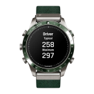 Спортивные часы Garmin MARQ Golfer (Gen 2), нейлоновый ремешок цвета «сосновый лес», силиконовый ремешок цвета «сосновый лес» - фото 2