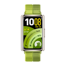 Фитнес-браслет HUAWEI Band 11 Pro Aluminum, зелёный ремешок (версия Global)
