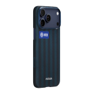 Арамидный чехол MagSafe PITAKA × Inter Black and Blue Jersey PitaTap Edge Case для iPhone 17 Pro - фото 2