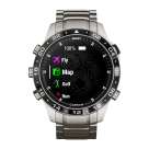 Спортивные часы Garmin MARQ Aviator (Gen 2), титановый блочный браслет, чёрный силиконовый ремешок - фото 13