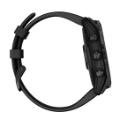Спортивные часы Garmin fenix 7X Sapphire Solar Edition, 51 мм, чёрный безель, чёрный силиконовый ремешок - фото 8