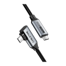 Кабель с оплёткой CABLETIME 90° USB-C (USB 3.2 Gen 2x2) (1 м)