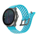 Спортивные часы Suunto Race S Titanium Courtney, светящийся в темноте бирюзово-жёлтый силиконовый ремешок - фото 2