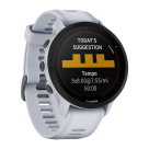 Спортивные часы Garmin Forerunner 955 Solar, силиконовый ремешок цвета «Уайтстоун» - фото 6