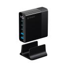 Многопортовое сетевое зарядное устройство Deppa Charging Station мощностью 140 Вт (GaN) - фото 2