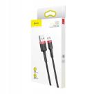 Дата-кабель с нейлоновой оплёткой и ремешком Baseus Cafule Lightning/USB-A (0,5 м, 2,4 А, 480 Мбит/с) - фото 7