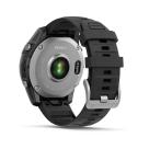 Умные спортивные часы Garmin fenix E, 47 мм, AMOLED, серебристая сталь, силиконовый ремешок чёрного цвета - фото 11