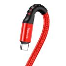 Витой кабель Baseus Fish Eye Spring Data Cable USB-C/USB-A - фото 2
