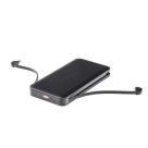 Внешний аккумулятор со встроенными кабелями Lightning и USB-C Vipe Twin 10000 мА·ч - фото 6