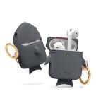 Силиконовый чехол с карабином elago Shark Case для AirPods - фото 2
