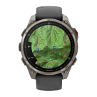 Cпортивные часы Garmin fenix 8 Pro, 47 мм, AMOLED, титан, сапфир, силиконовый ремешок цвета «графитовый/чёрный» - фото 3