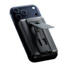 Внешний аккумулятор MagSafe с подставкой и встроенным кабелем Energea MagPac Pro 35s (Qi2) (10000 мА·ч)