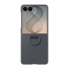 Силиконовый чехол MagSafe с кольцом-держателем Samsung Silicone Ring Magnet Case для Samsung Galaxy Z Flip8