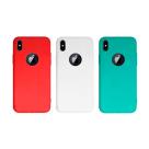 Силиконовый чехол Second Skin Circle-cut для iPhone X "Мне повезет"