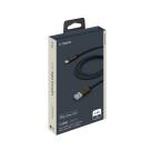 Дата-кабель MFi с джинсовой оплёткой Deppa Lightning/USB-A (1,2 м, 2,4 А) - фото 3