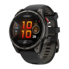 Cпортивные часы Garmin fenix 8 Pro, 47 мм, AMOLED, титан с DLC, сапфир, силиконовый ремешок цвета «чёрный/серый» - фото 4
