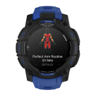 Спортивные часы Garmin Instinct 3, 45 мм, AMOLED, силиконовый ремешок цвета «синий/чёрный» - фото 2