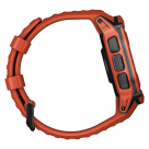 Спортивные часы Garmin Instinct 2X Solar Standard Edition, 50 мм, силиконовый ремешок oгненно-красного цвета - фото 11