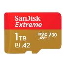 Карта памяти SanDisk Extreme microSDXC UHS-I 1 ТБ (U3, V30, A2)