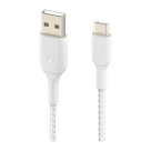 Кабель с оплёткой Belkin BoostCharge USB-A — USB-C (USB 2.0) (2 м) (CAB002) - фото 7